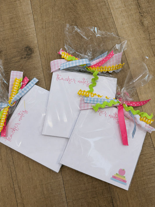 DESIGNS BY GRAE- The Back To School Notepad