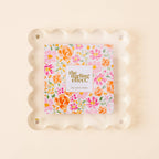 The Darling Effect - Square Scalloped Acrylic Frame-Clear