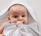 Zsa Zsa & LoLLi - Hooded Terry Cloth Towel Bath Set - Gingham: Blue