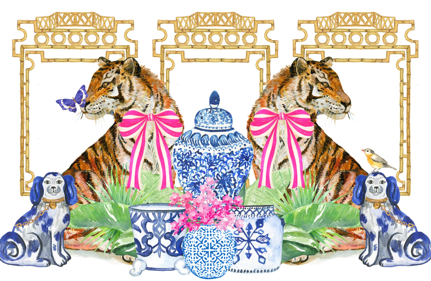 11 x 17 Chinoiserie Vol 2 Insert Set of 10