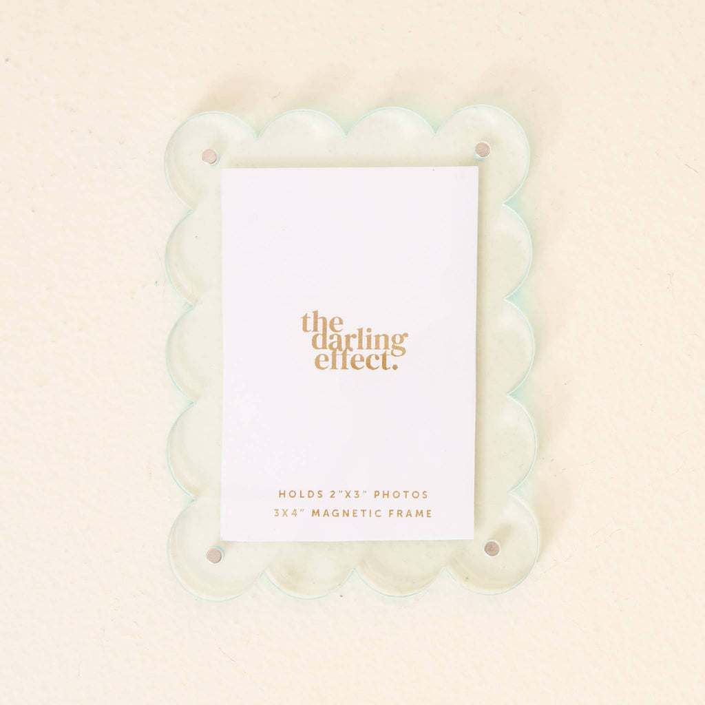The Darling Effect - Mini Acrylic Picture Frame Magnet-Pale Blue
