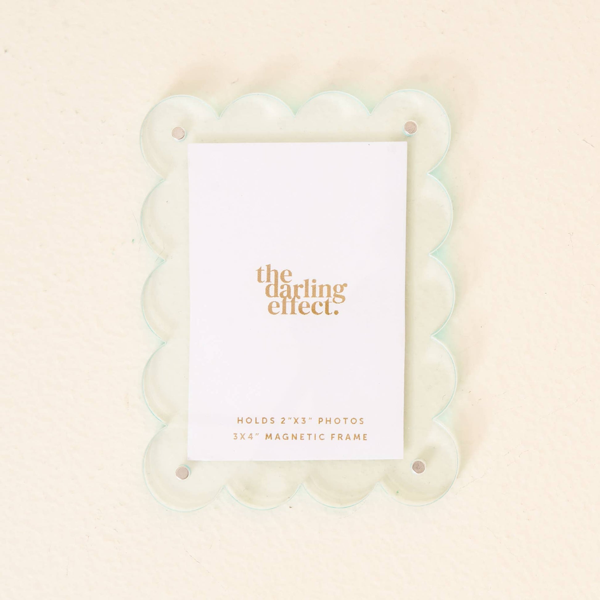 The Darling Effect - Mini Acrylic Picture Frame Magnet-Pale Blue