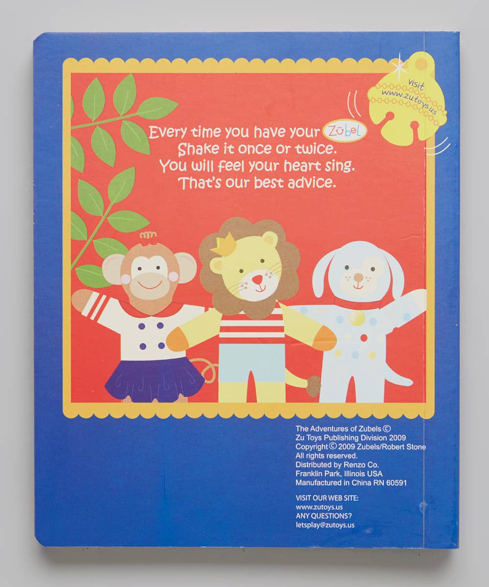 Petit Ami & Zubels - 'Have You Seen My Bell?' Board Book & Toy