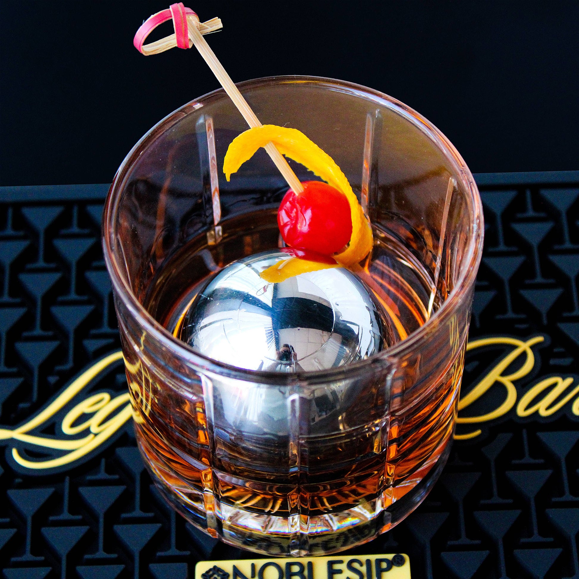 NOBLESIP - Whiskey INNOVATIVE Chilling Ice Balls Set, Father's Day gift