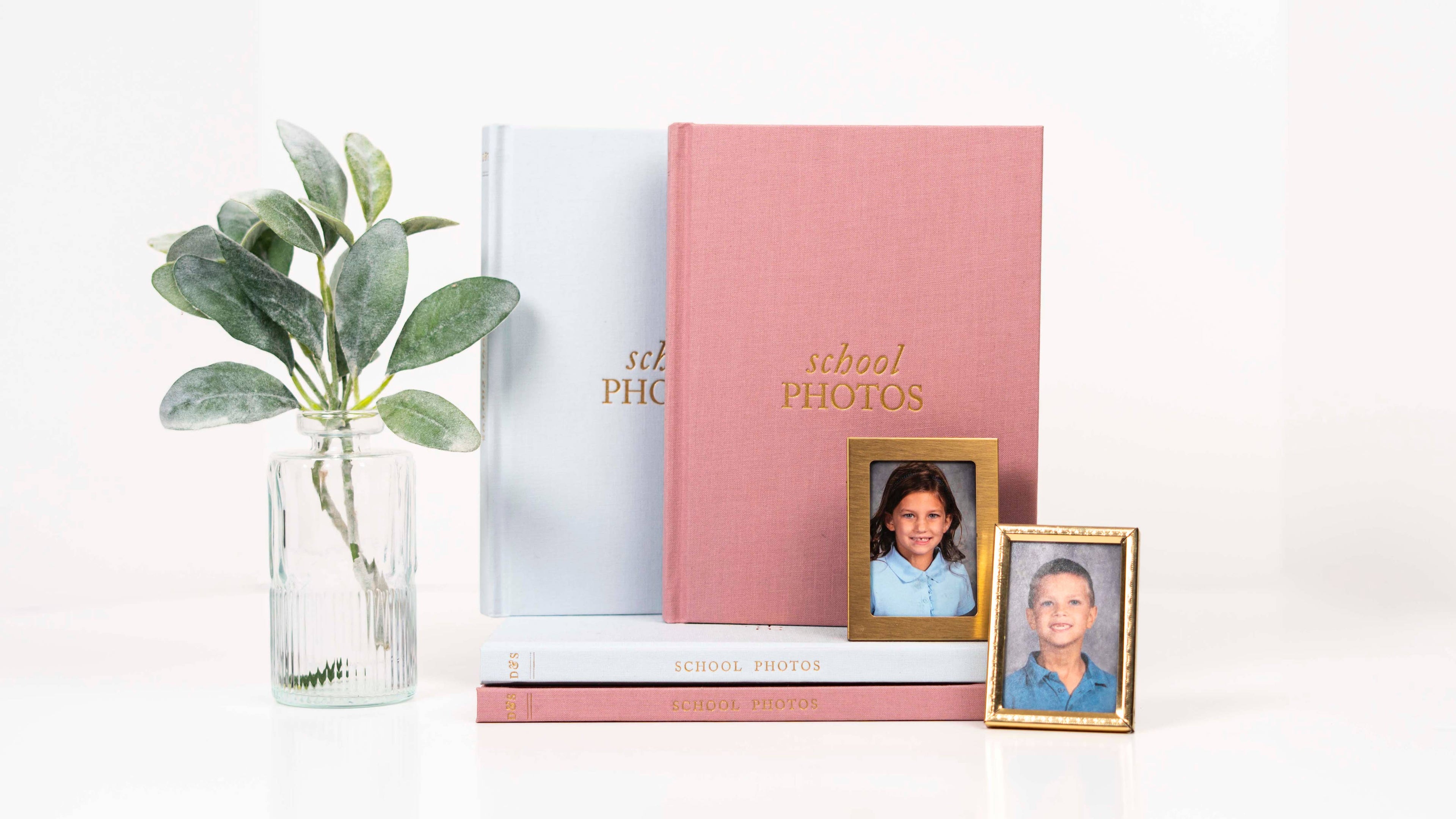 Duncan & Stone Paper Co. - School Memory Book | Durable School Photo Book: Blue