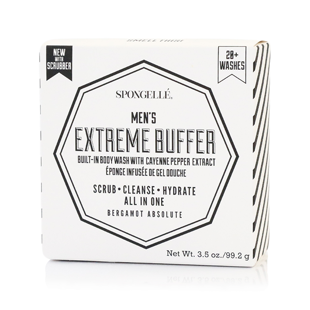 Spongellé Men's  Black Scrubber | Father's Day