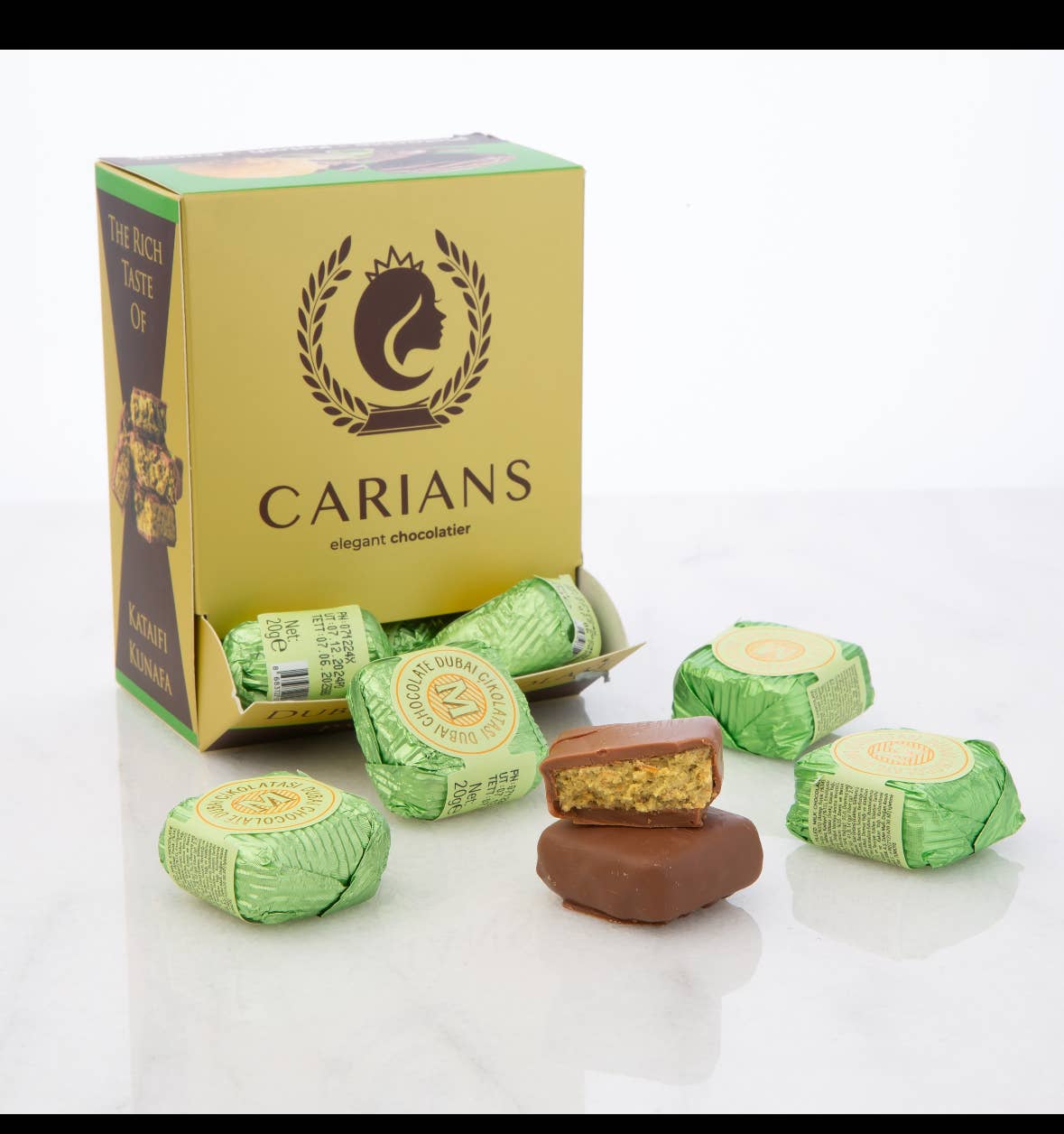 Carian's Bistro Chocolates -  Dubai Chocolate Bite Size
