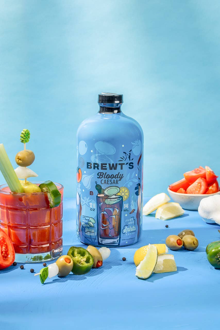 Brewt's - Bloody Caesar | All-Natural - A lighter Bloody Mary Mix 32oz
