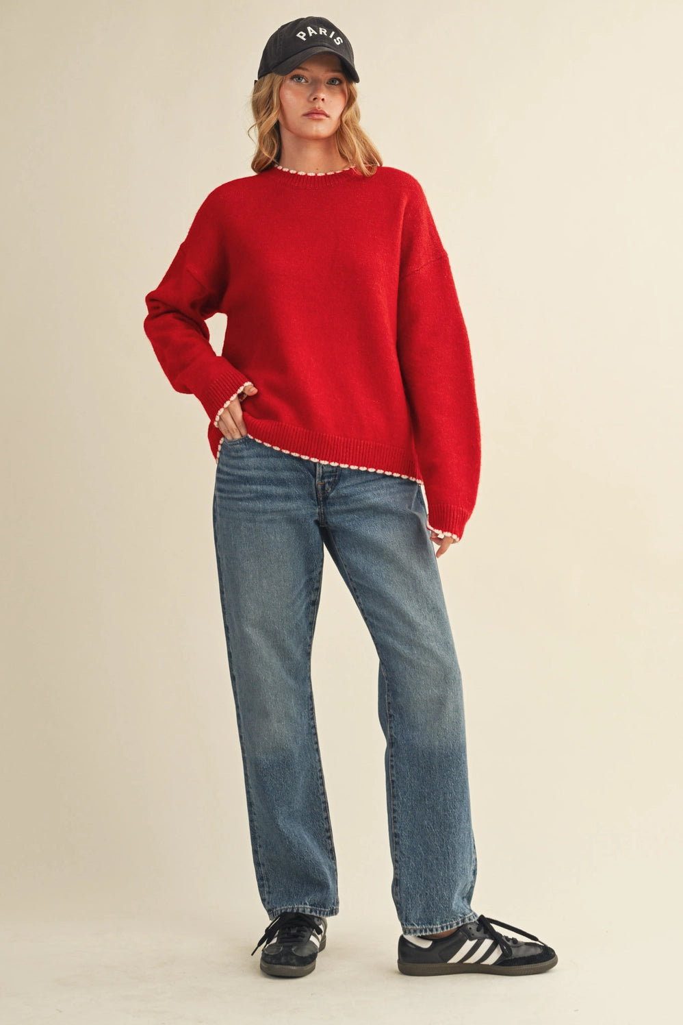 Lovie Stitched Sweater