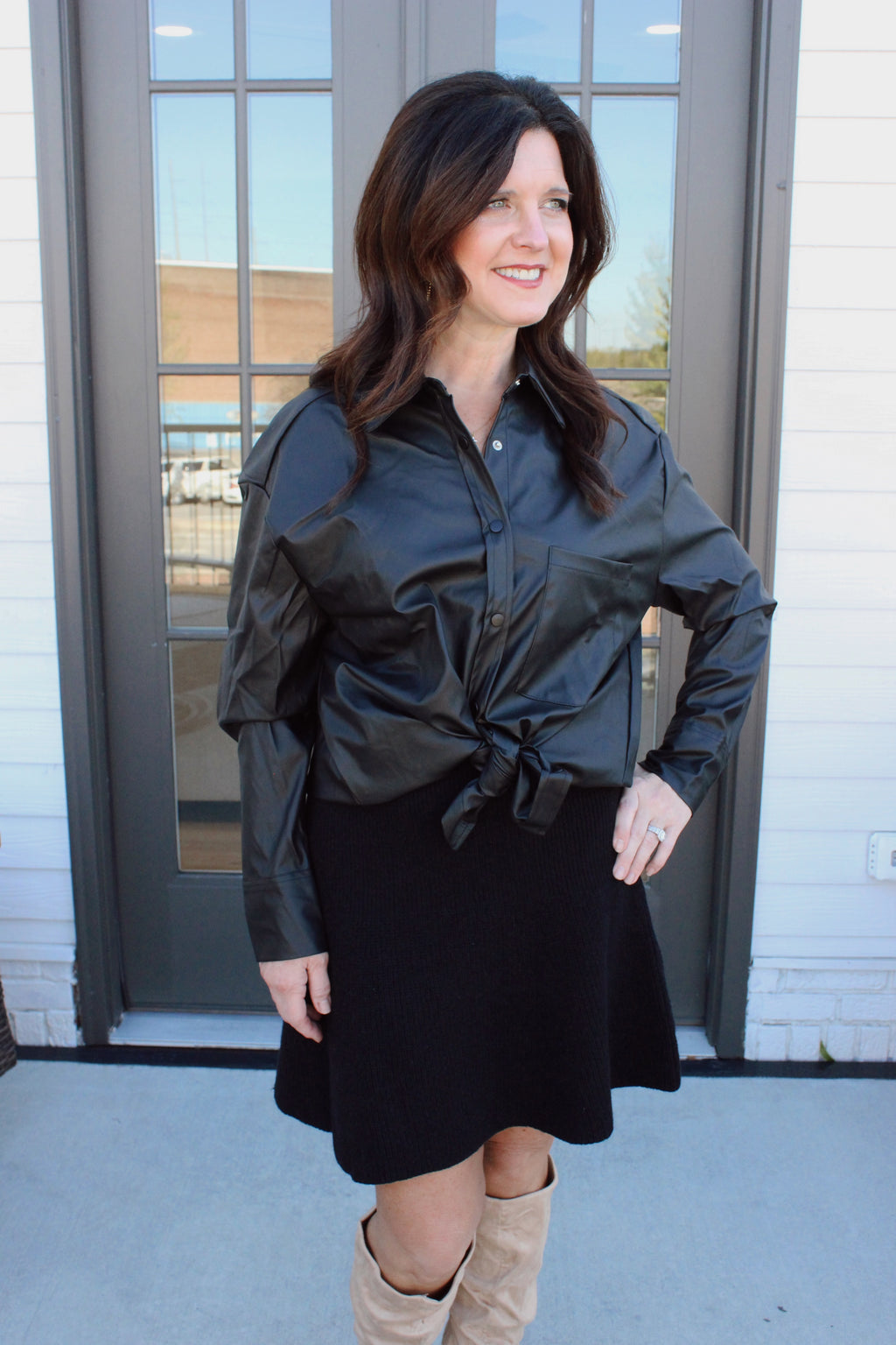 SoHo Shimmer Shacket