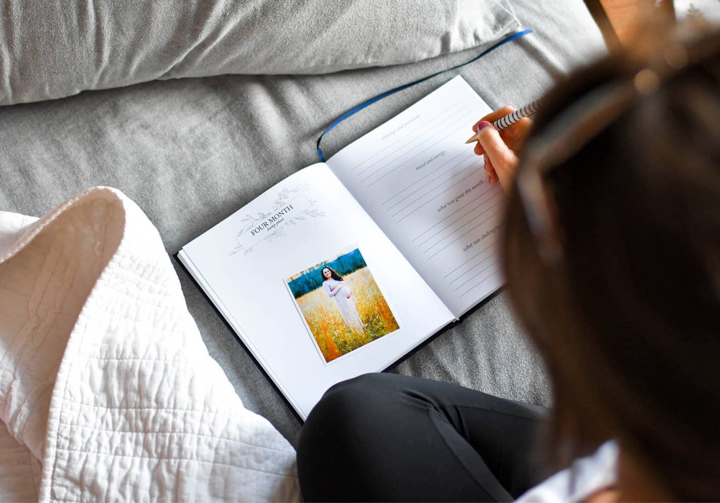 Duncan & Stone Paper Co. - Dear Baby: A Pregnancy Prayer Journal & Memory Book for Moms: Ivory