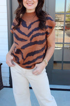 Amber Jungle Knit Top