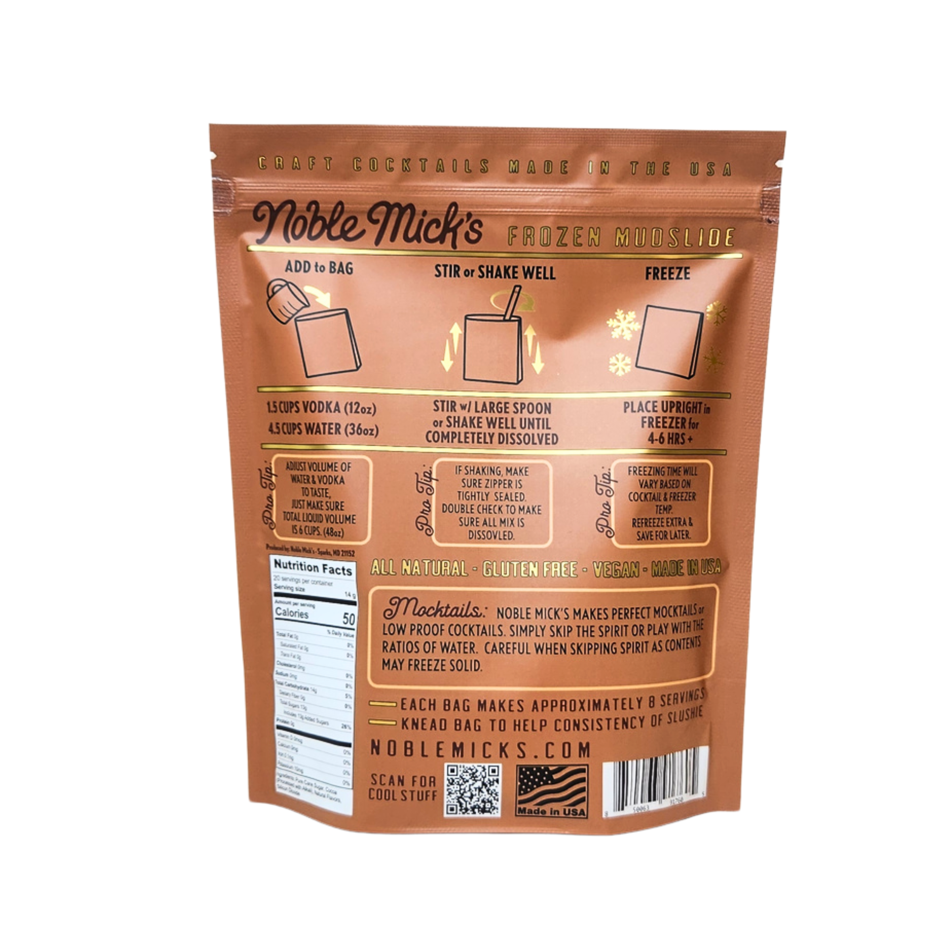Noble Mick's - Craft Beverage Company - Mudslide Frozen Cocktail
