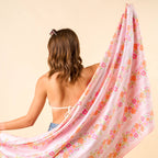 The Darling Effect - XL Quick-Dry Beach Towel-Petal Parade Pink