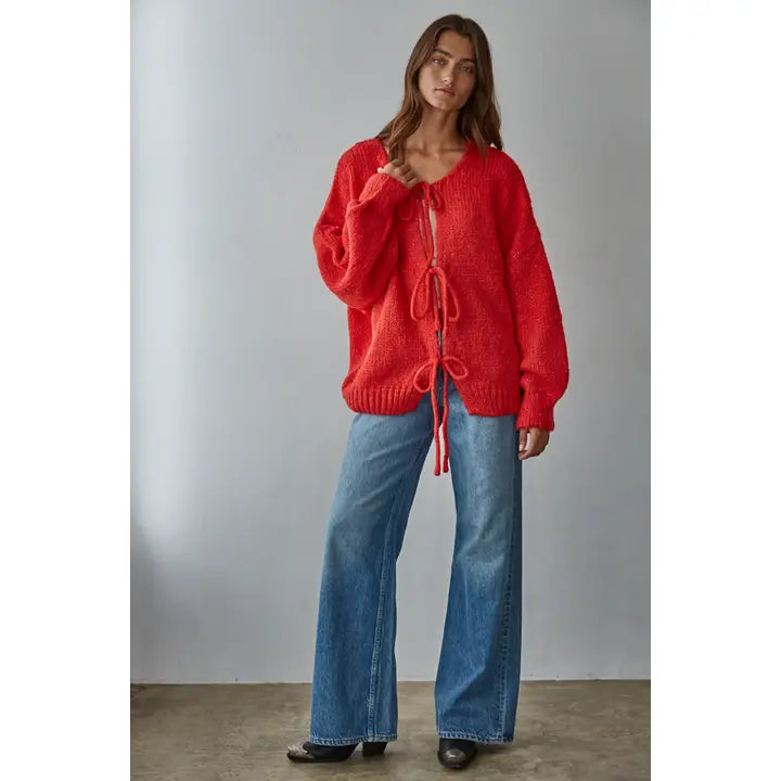 Candy Apple Knit Sweater