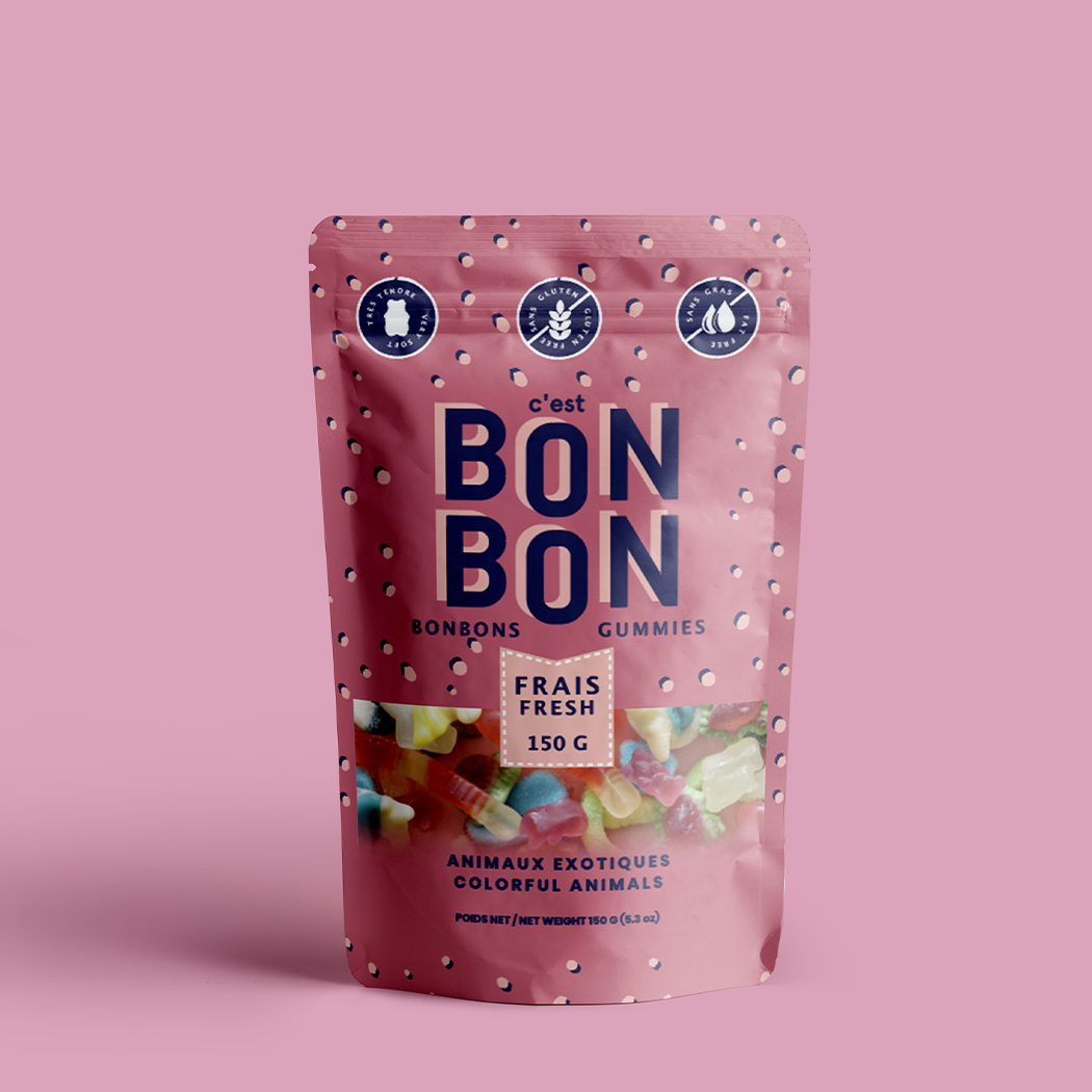 La boîte à bonbons - Colorful Animals - Gummy Candies