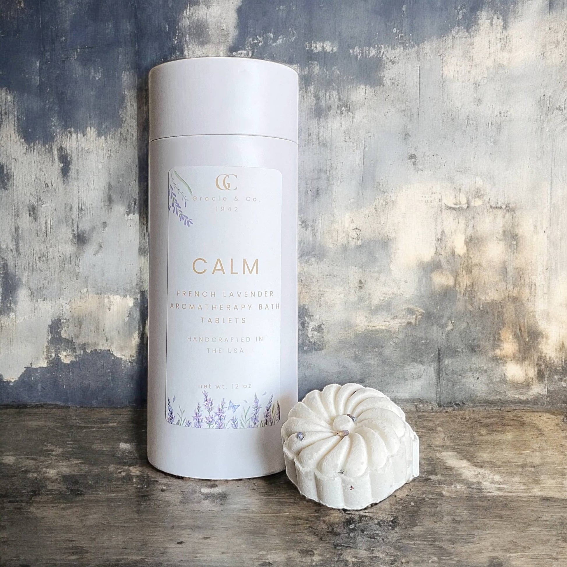 Gracie & Co. 1942 - Organic Botanical Aromatherapy Shower Steamers : BREATHE (EUCALYPTUS PEPPERMINT)