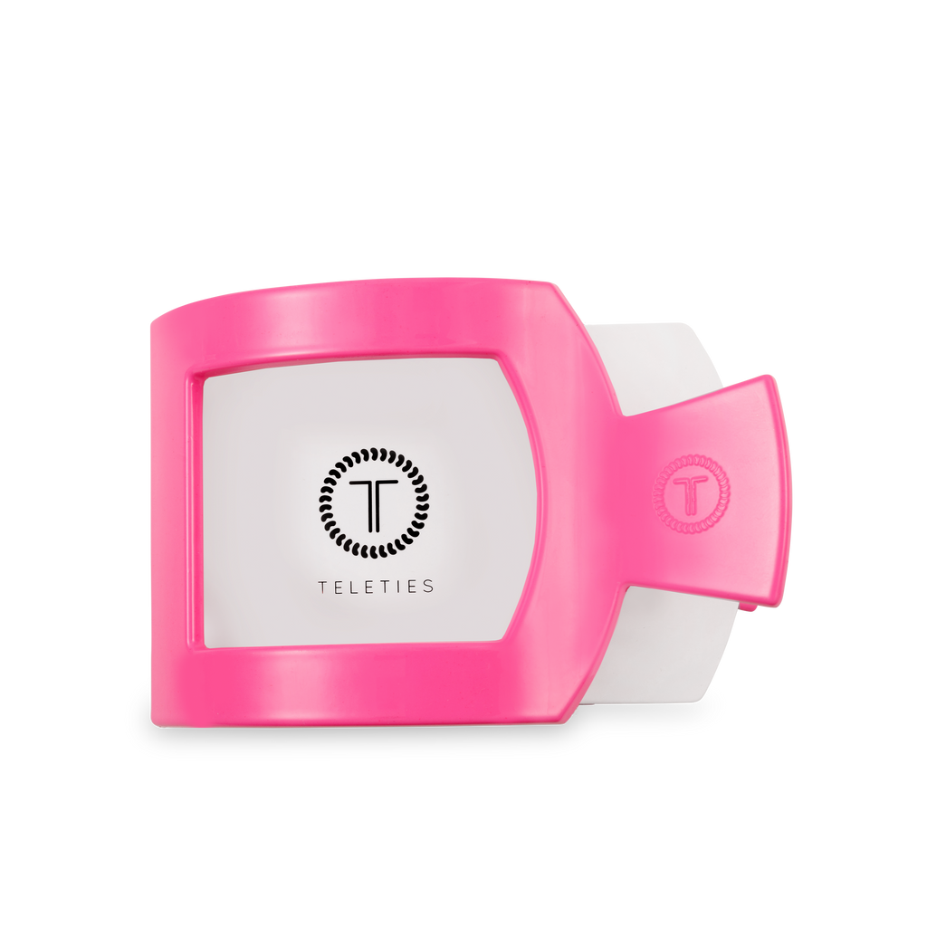 TELETIES - Flat Square Hair Clip | Large | Tropical Punch