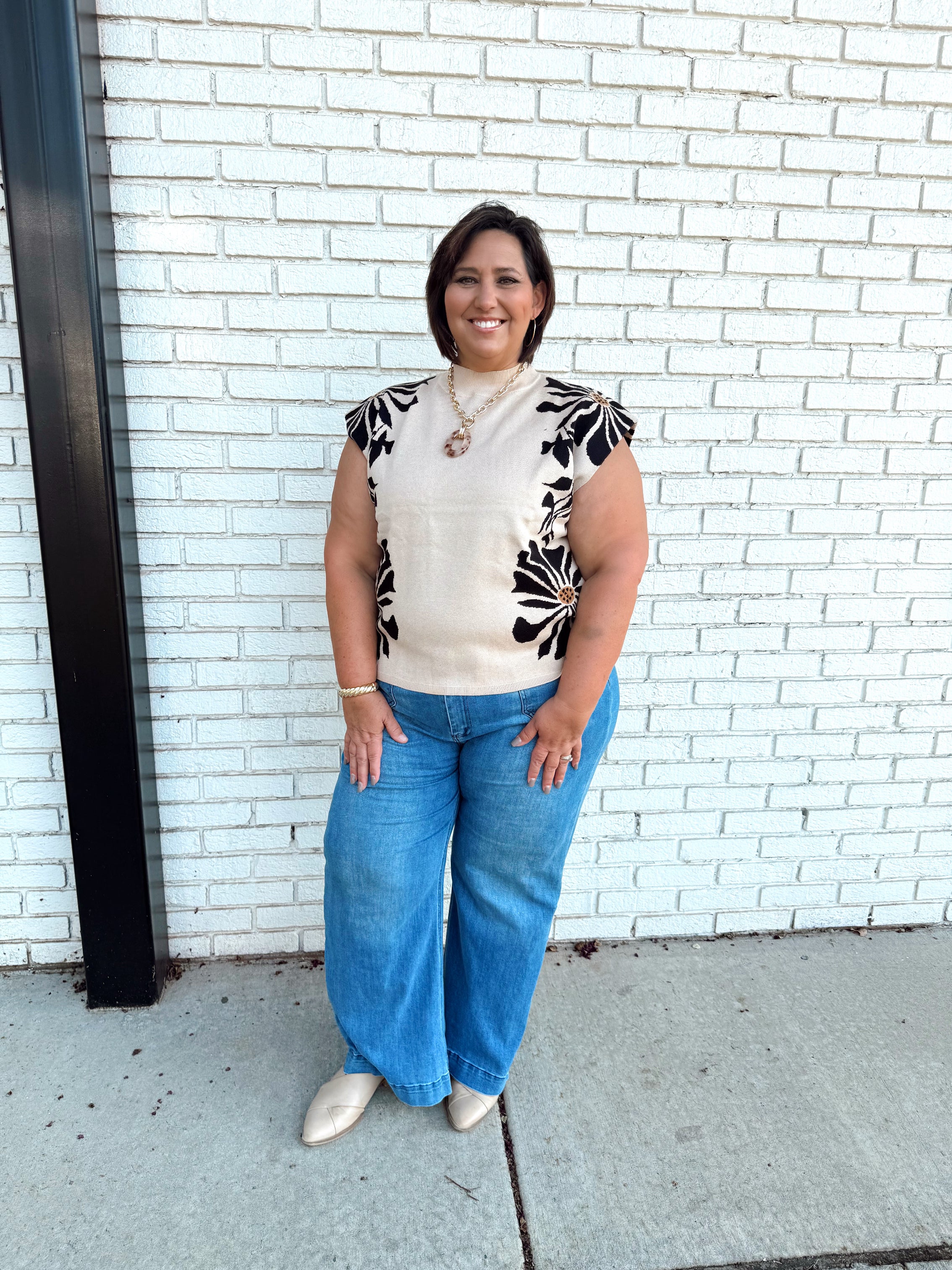 HoneyDew Knit Plus Blouse