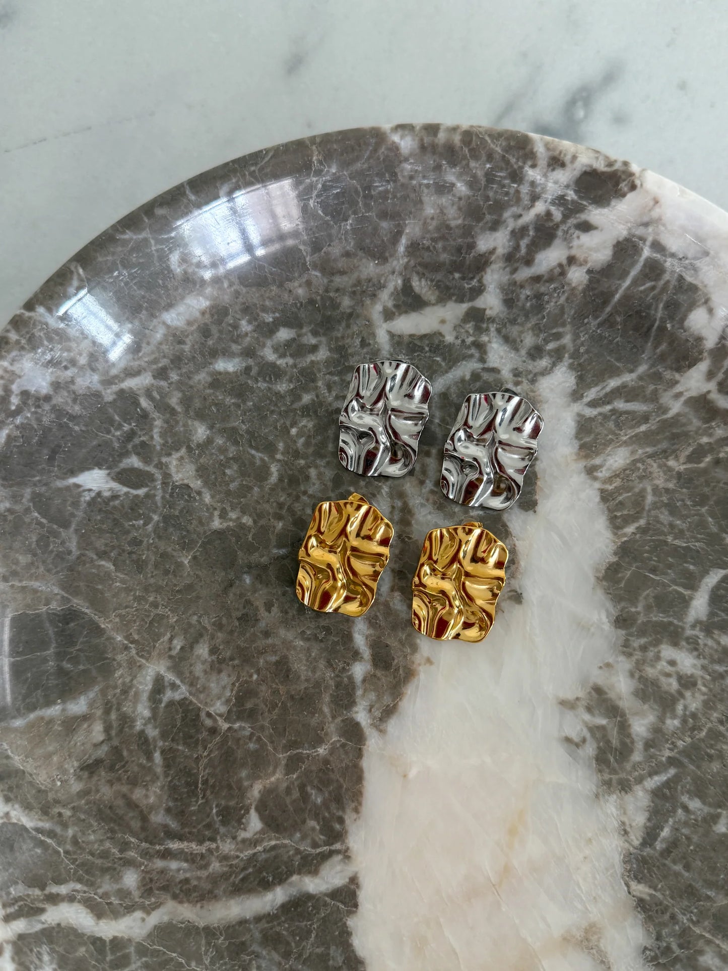 Chan Sutt Pearls - Jennifer Gold Earrings