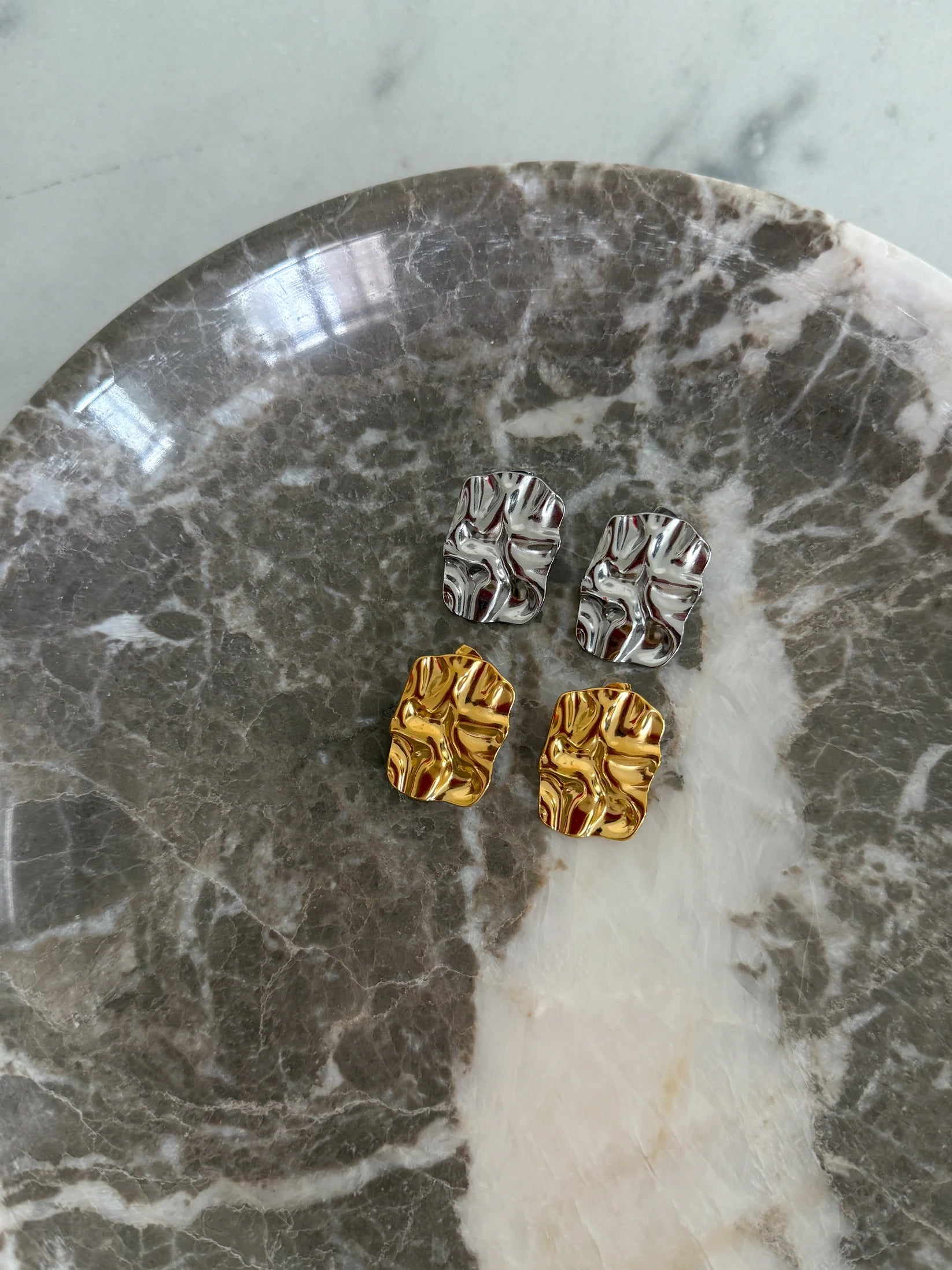 Chan Sutt Pearls - Jennifer Gold Earrings