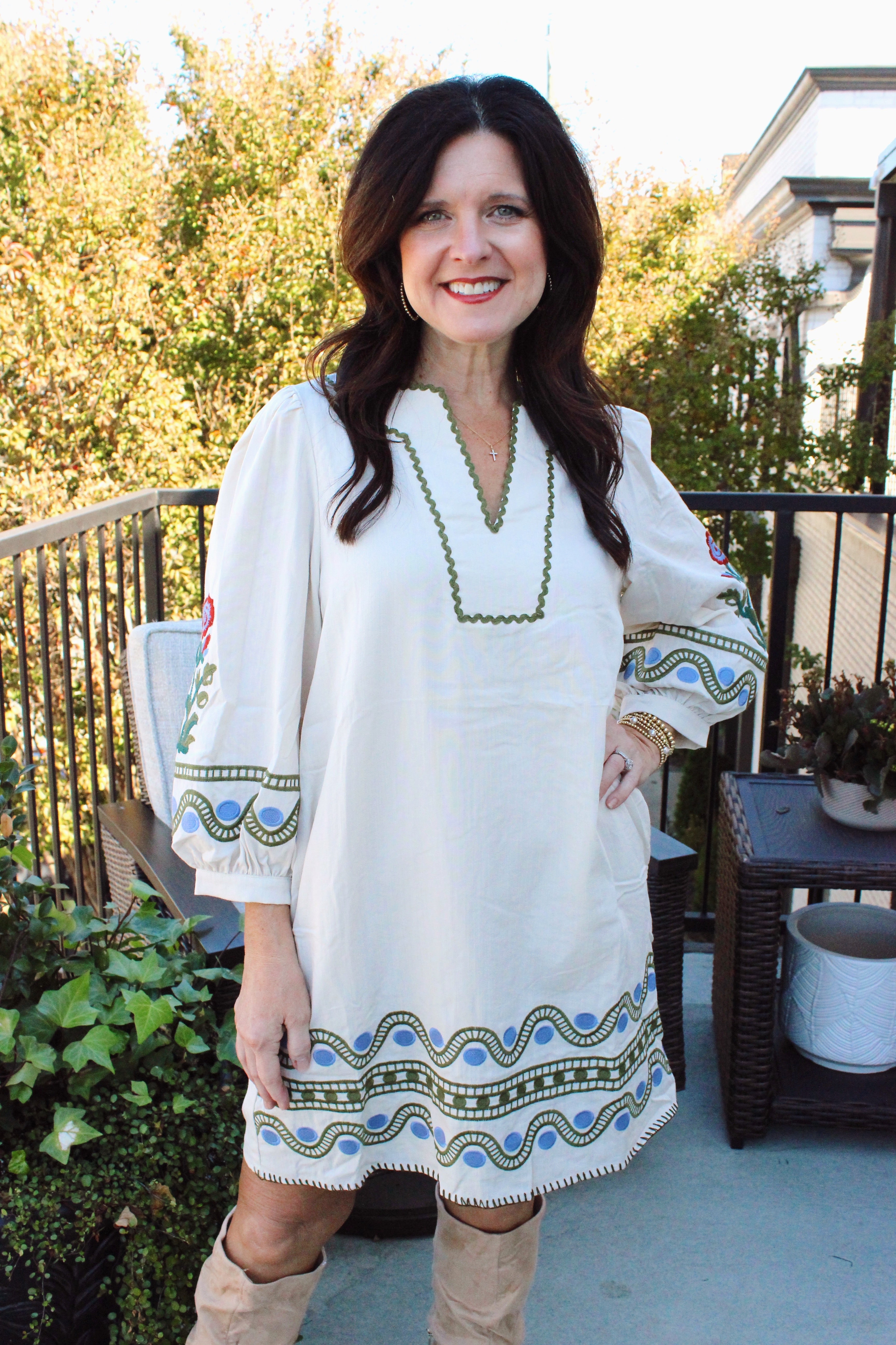 Olive Sky Boho Dress