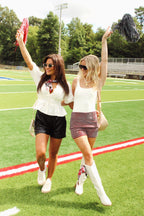 Tide Talent Sequin Studded Shorts