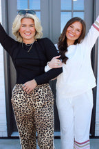 Honey Oat Striped Jogger Set