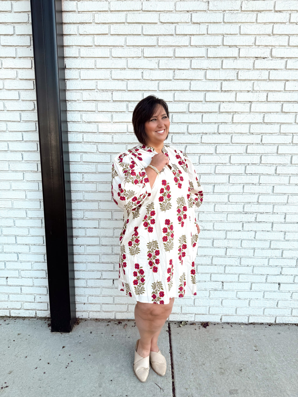 Moody Bloom Plus Dress