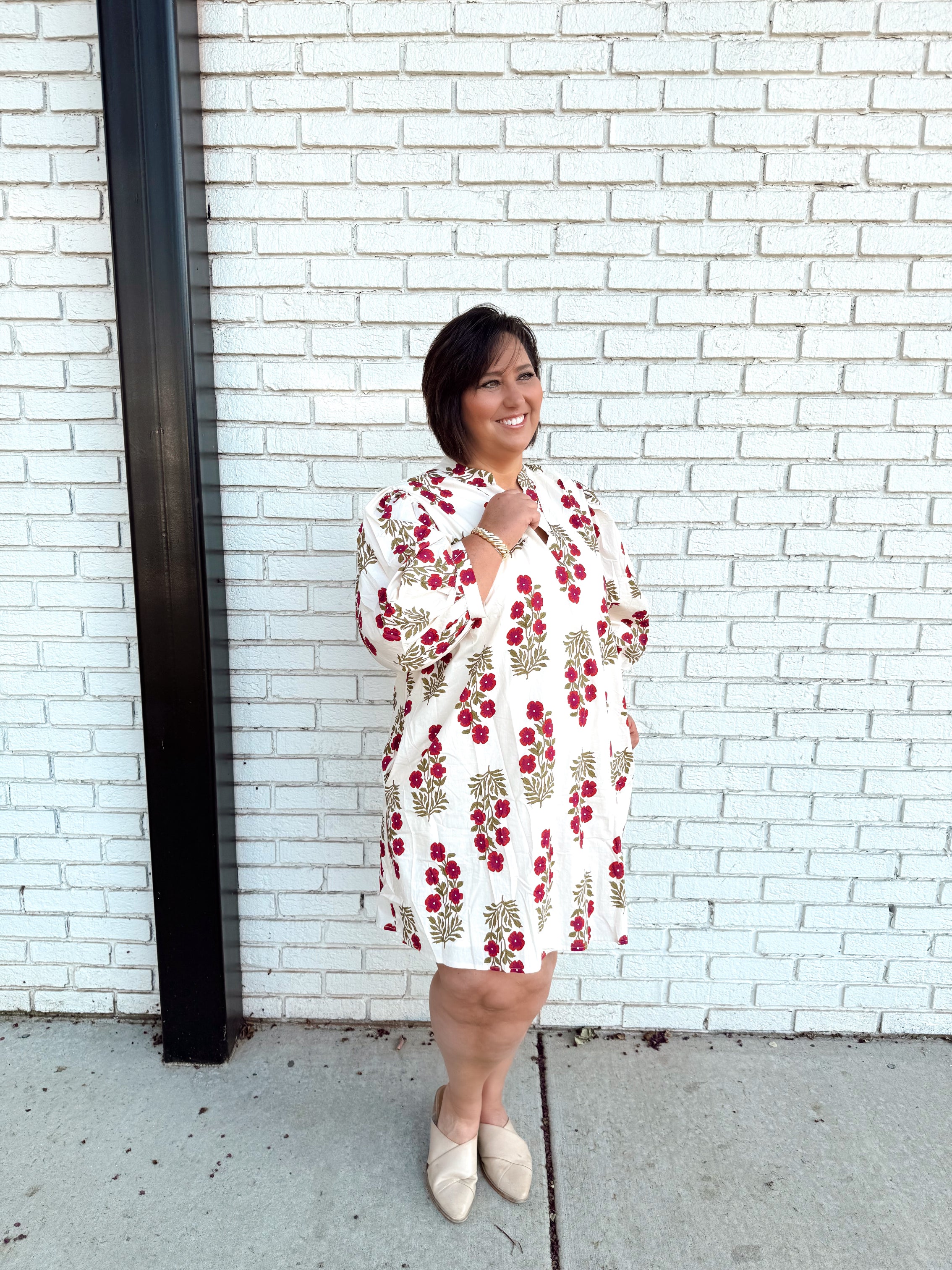 Moody Bloom Plus Dress