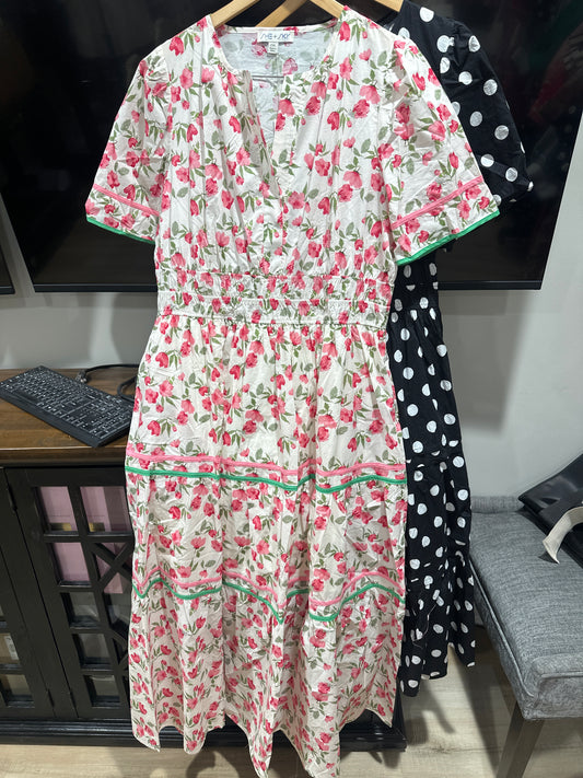 Floral Romance Midi Dress