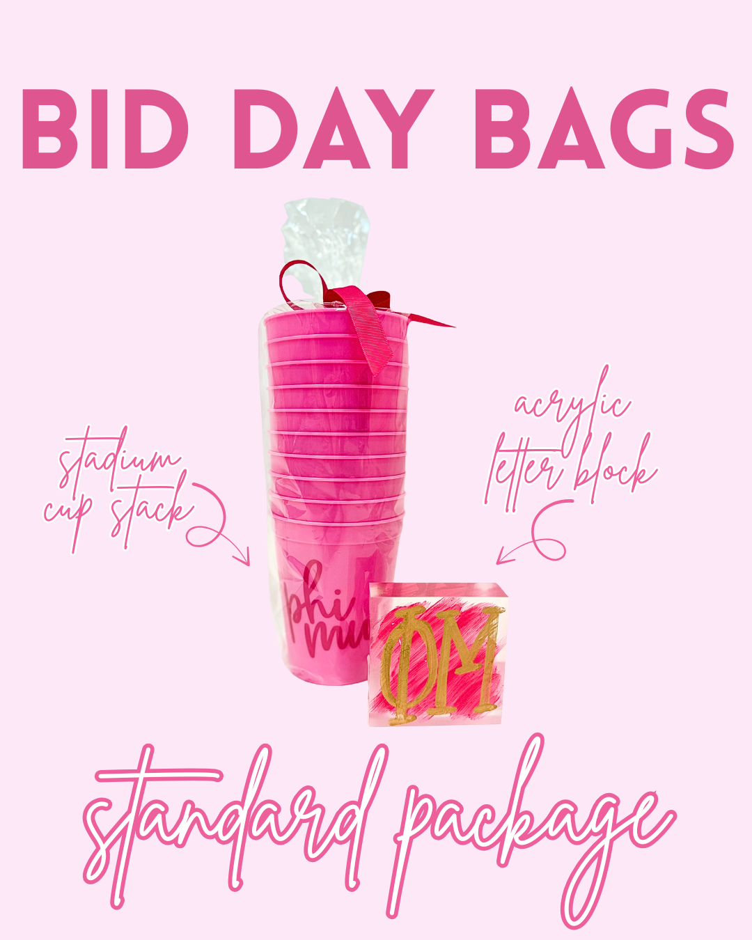 PRE ORDER: Bid Day Bag Standard Package
