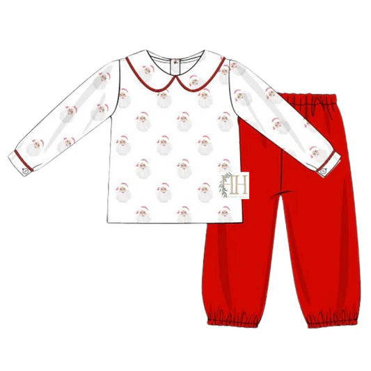 Boys Sleigh Bells Top & Pants Set