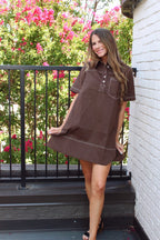 Teddy Bear Button Down Dress