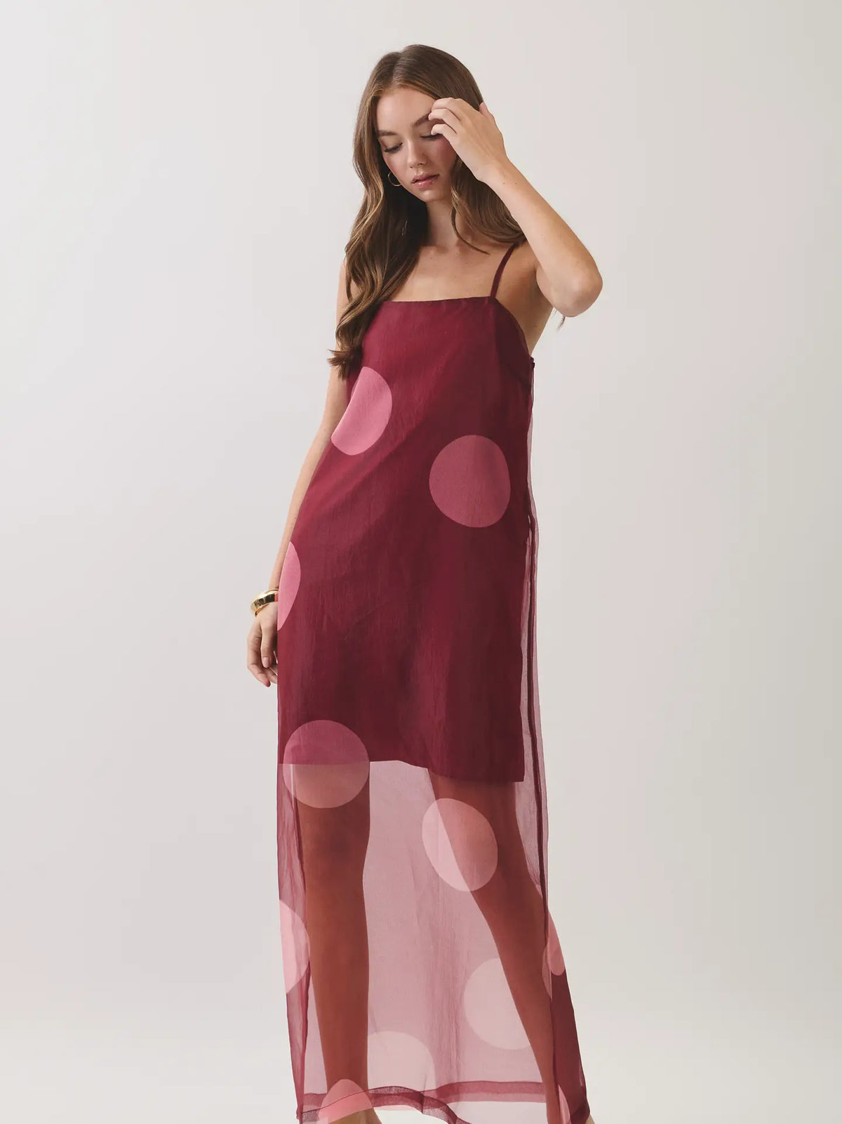 Dixie Land Dot Maxi
