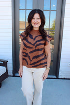 Amber Jungle Knit Top