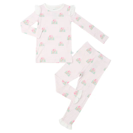 Girls Gingerbread Cottage Loungewear Set