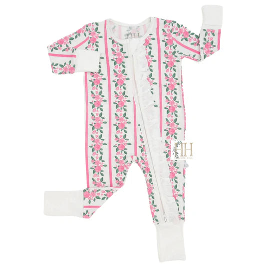 The Lynlee Girls Double Zipper Romper