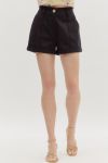 Linen Cuff Shorts