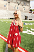Saban Striped Mini Dress