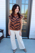 Amber Jungle Knit Top