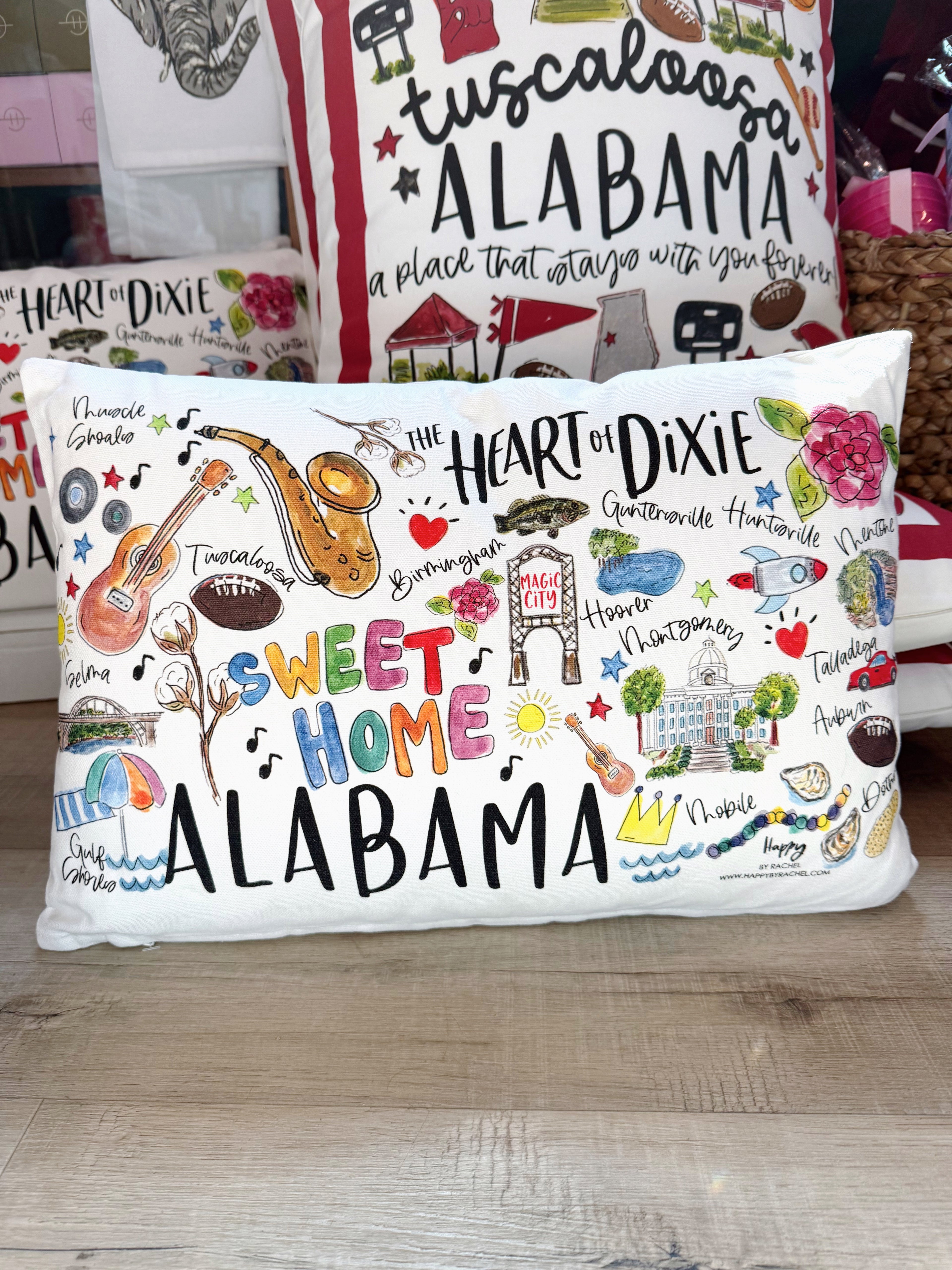 State of AL Lumbar Pillow