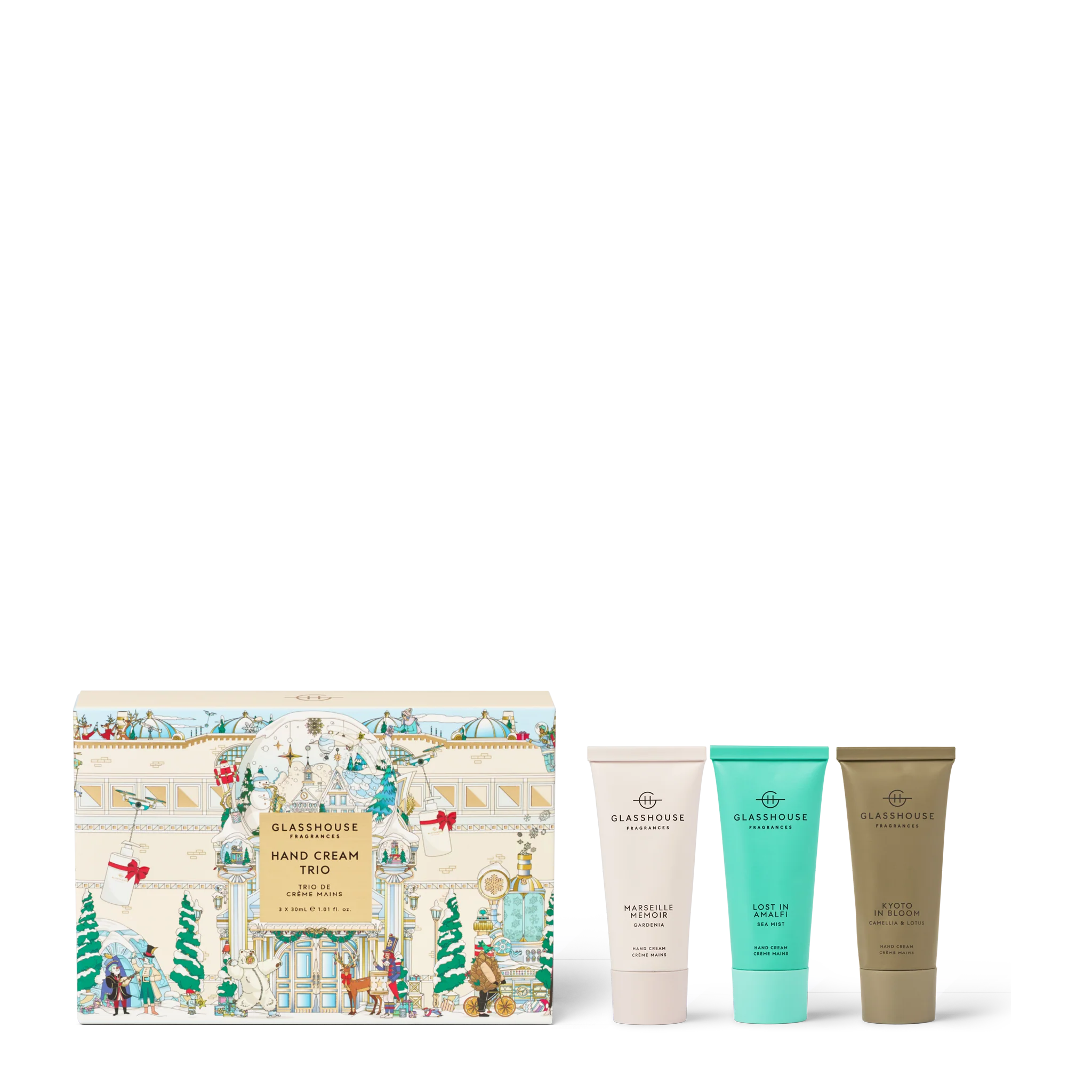 Glasshouse Holiday - Hand Cream Trio