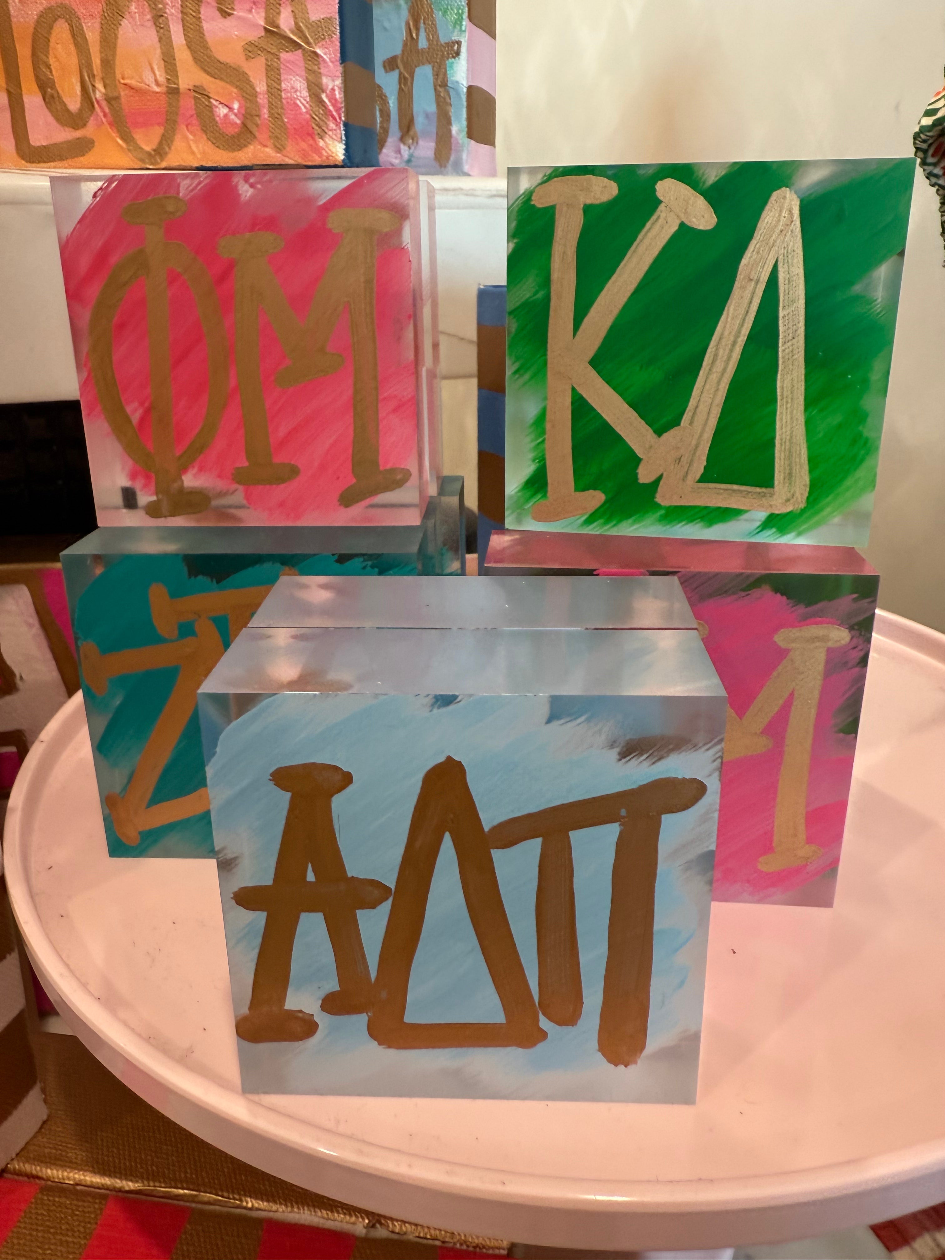 Sorority  Acrylic Block