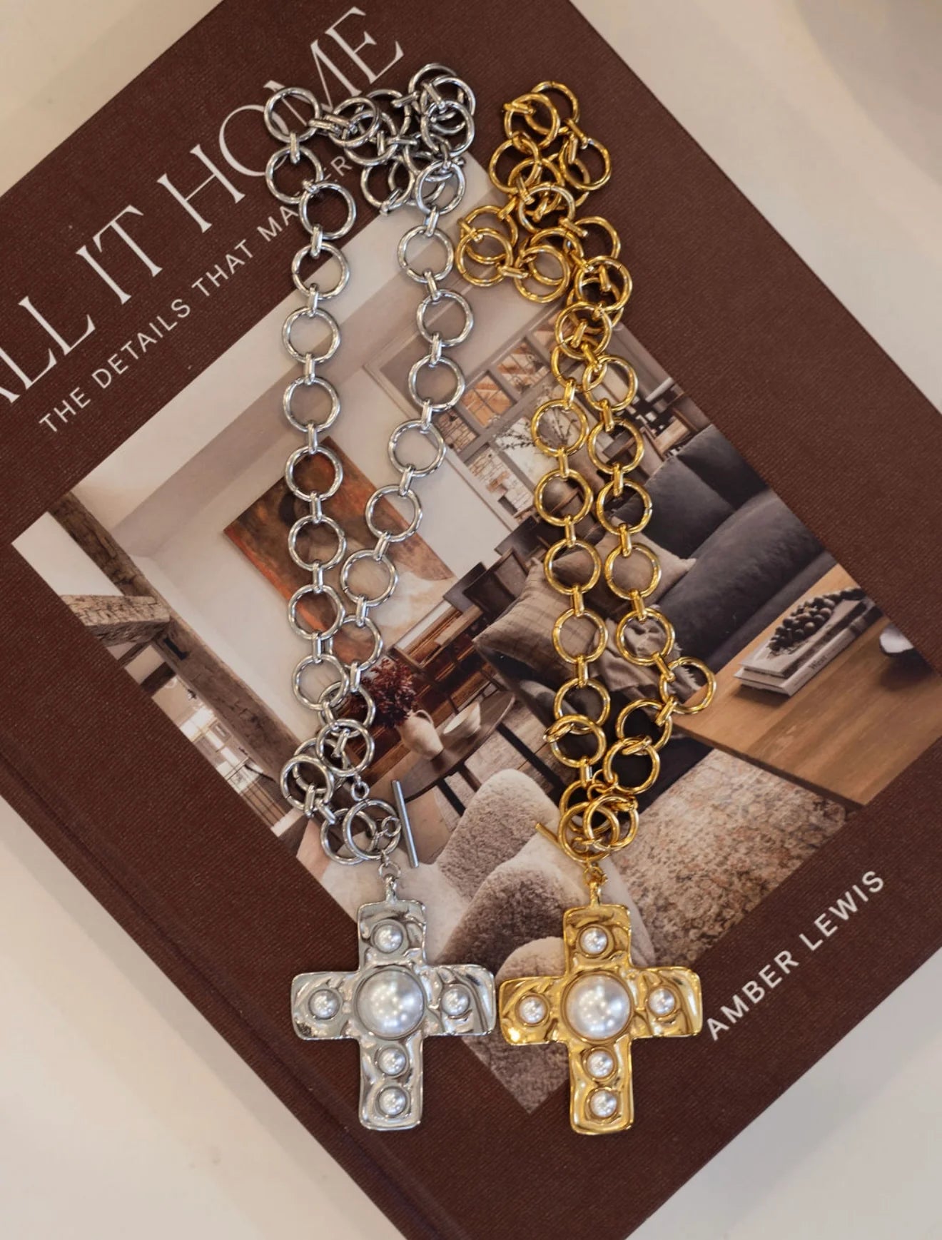 Chan Sutt Pearls - Harper Gold Necklace