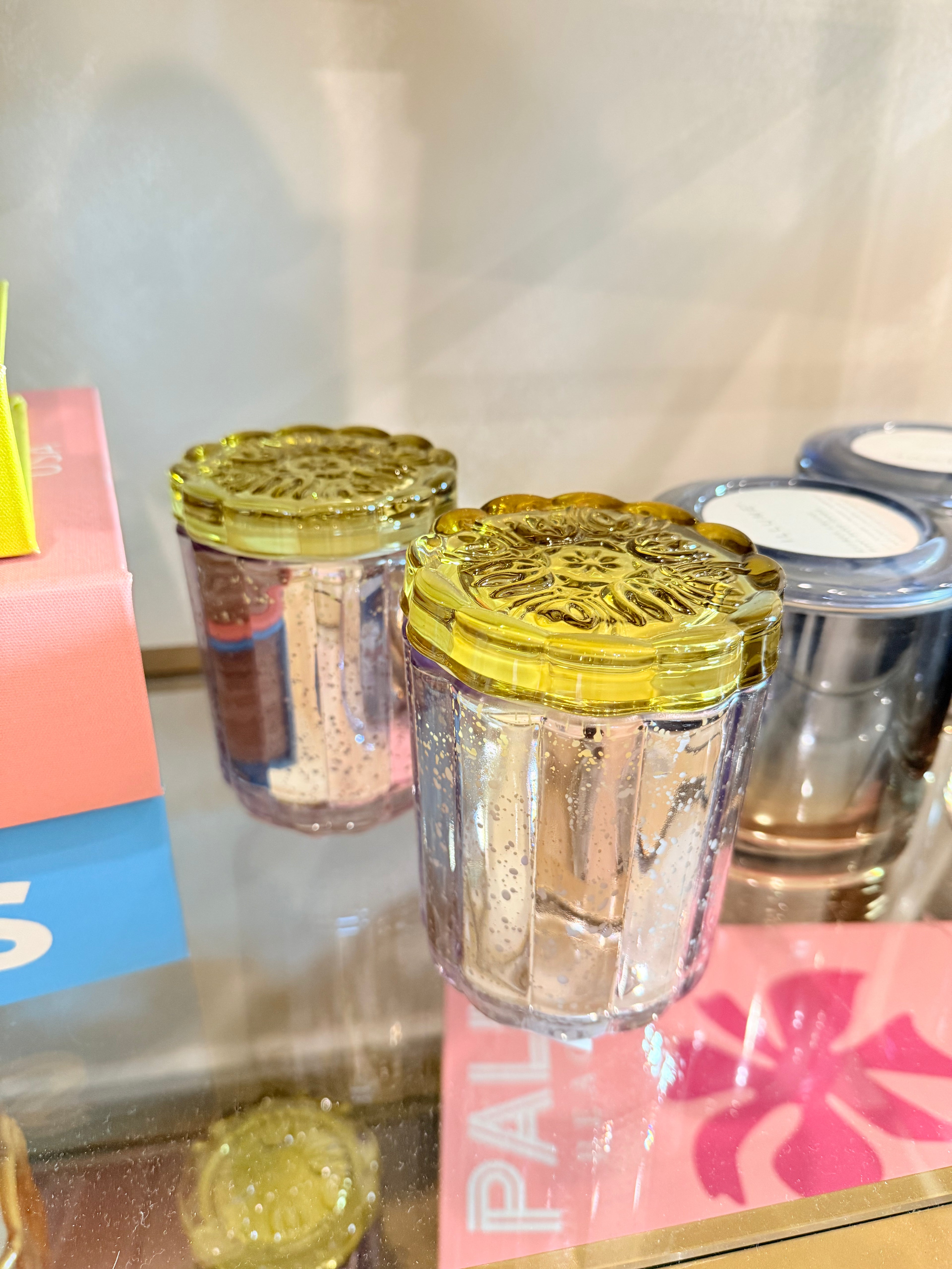 Lavender La La Flourish Glass Candle