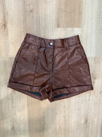 The November Leather Cuff Short