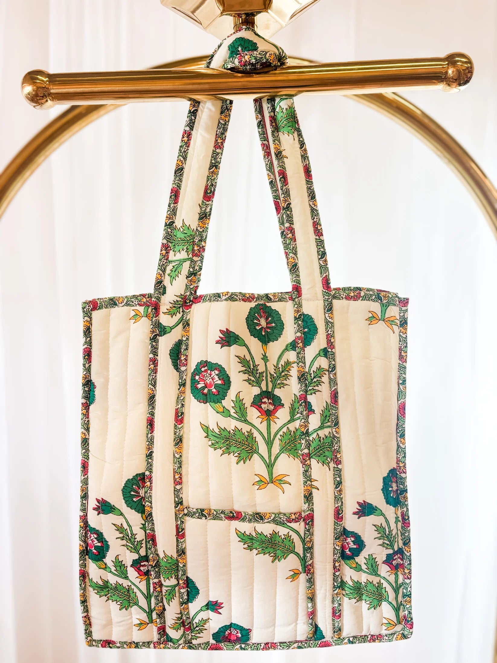 Camilla Luxe Quilted Regular Tote Bag