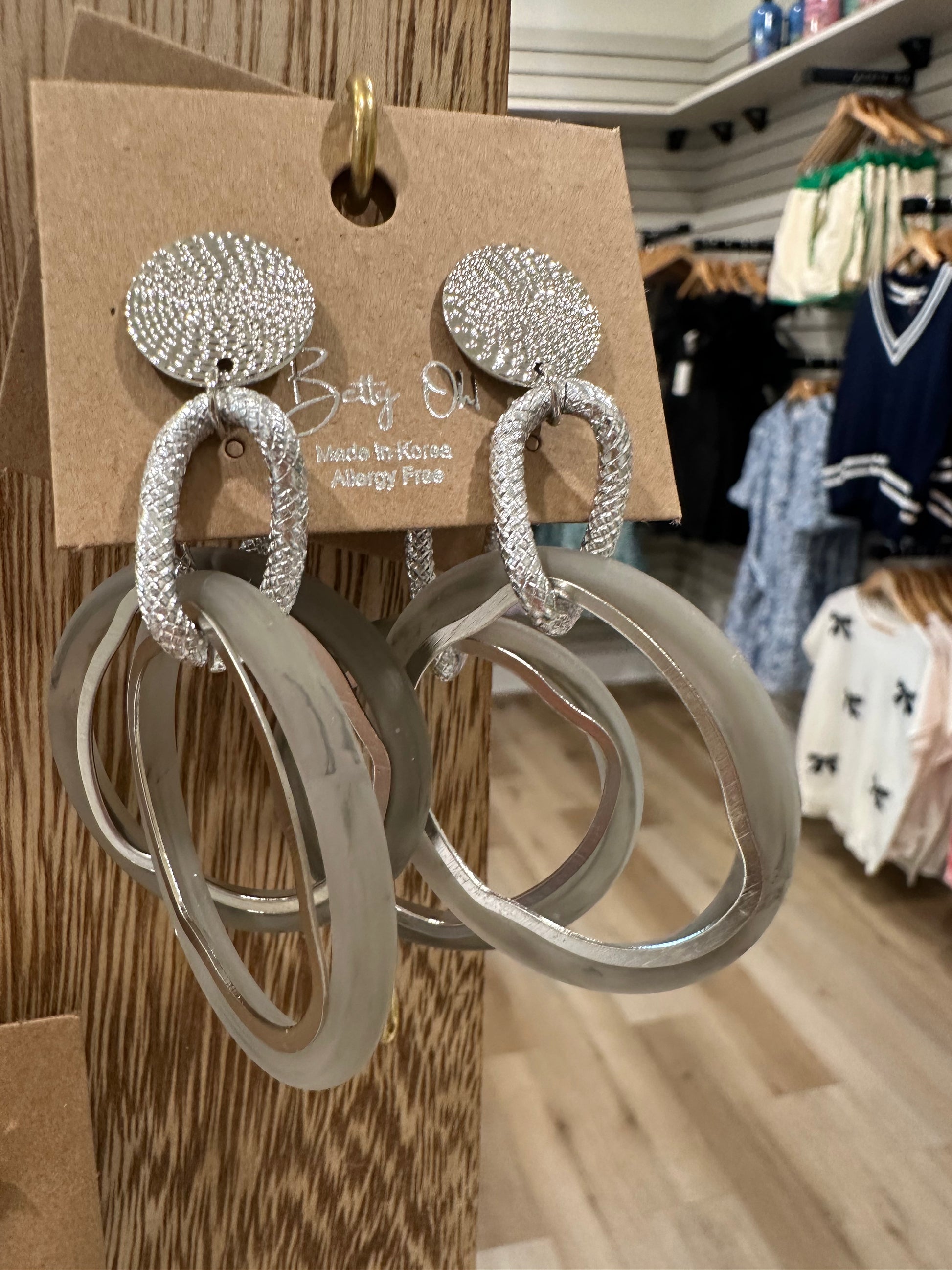Slate Grey Hoops