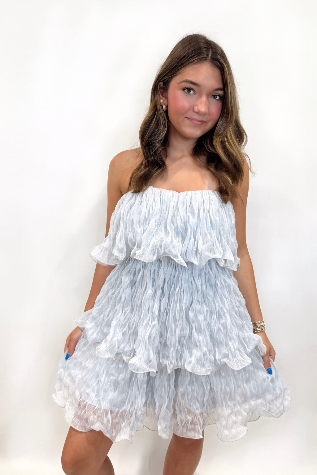 Olivia Tulle Strapless Heartneck Mini Dress